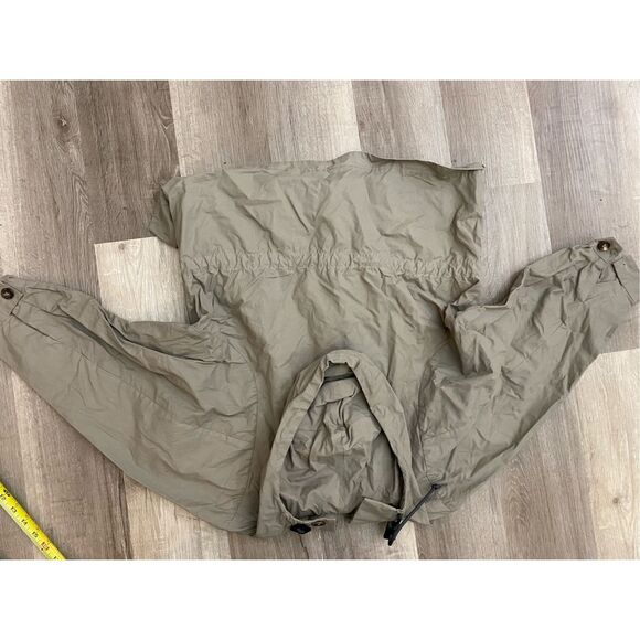 Marni Green Cotton Drawstring Rain Jacket, Sz Italy 38 /US Medium*, MSRP $2100 - Picture 9 of 11